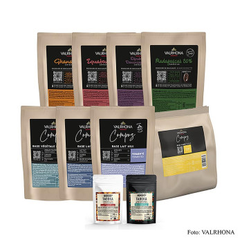 Valrhona Compoz Kit, Set für Schokoladenkreationen, 9-tlg (45348)